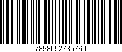 Código de barras (EAN, GTIN, SKU, ISBN): '7898652735769'
