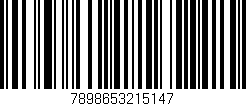 Código de barras (EAN, GTIN, SKU, ISBN): '7898653215147'