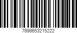 Código de barras (EAN, GTIN, SKU, ISBN): '7898653215222'