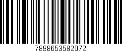 Código de barras (EAN, GTIN, SKU, ISBN): '7898653582072'