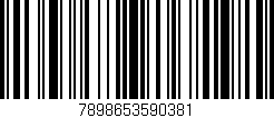 Código de barras (EAN, GTIN, SKU, ISBN): '7898653590381'