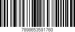 Código de barras (EAN, GTIN, SKU, ISBN): '7898653591760'