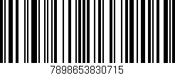 Código de barras (EAN, GTIN, SKU, ISBN): '7898653830715'