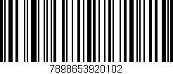 Código de barras (EAN, GTIN, SKU, ISBN): '7898653920102'