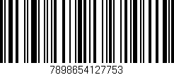 Código de barras (EAN, GTIN, SKU, ISBN): '7898654127753'