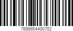 Código de barras (EAN, GTIN, SKU, ISBN): '7898654400702'