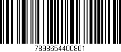 Código de barras (EAN, GTIN, SKU, ISBN): '7898654400801'