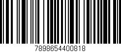 Código de barras (EAN, GTIN, SKU, ISBN): '7898654400818'