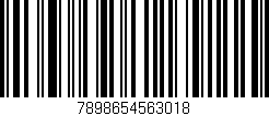 Código de barras (EAN, GTIN, SKU, ISBN): '7898654563018'