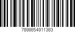 Código de barras (EAN, GTIN, SKU, ISBN): '7898654911383'