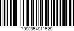 Código de barras (EAN, GTIN, SKU, ISBN): '7898654911529'