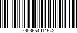 Código de barras (EAN, GTIN, SKU, ISBN): '7898654911543'