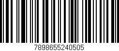 Código de barras (EAN, GTIN, SKU, ISBN): '7898655240505'