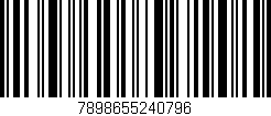 Código de barras (EAN, GTIN, SKU, ISBN): '7898655240796'