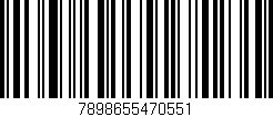 Código de barras (EAN, GTIN, SKU, ISBN): '7898655470551'