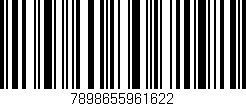 Código de barras (EAN, GTIN, SKU, ISBN): '7898655961622'