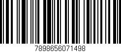 Código de barras (EAN, GTIN, SKU, ISBN): '7898656071498'