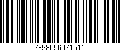Código de barras (EAN, GTIN, SKU, ISBN): '7898656071511'