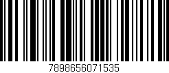 Código de barras (EAN, GTIN, SKU, ISBN): '7898656071535'