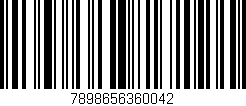 Código de barras (EAN, GTIN, SKU, ISBN): '7898656360042'