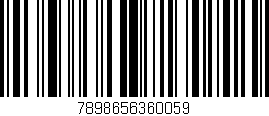 Código de barras (EAN, GTIN, SKU, ISBN): '7898656360059'