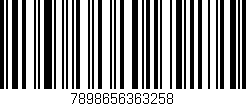 Código de barras (EAN, GTIN, SKU, ISBN): '7898656363258'