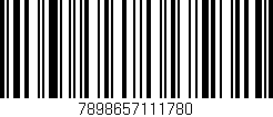 Código de barras (EAN, GTIN, SKU, ISBN): '7898657111780'