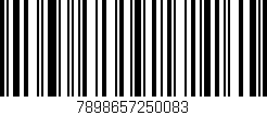 Código de barras (EAN, GTIN, SKU, ISBN): '7898657250083'