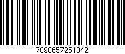 Código de barras (EAN, GTIN, SKU, ISBN): '7898657251042'