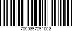 Código de barras (EAN, GTIN, SKU, ISBN): '7898657251882'