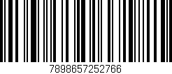 Código de barras (EAN, GTIN, SKU, ISBN): '7898657252766'