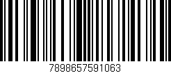 Código de barras (EAN, GTIN, SKU, ISBN): '7898657591063'