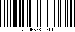 Código de barras (EAN, GTIN, SKU, ISBN): '7898657633619'