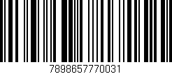 Código de barras (EAN, GTIN, SKU, ISBN): '7898657770031'