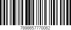 Código de barras (EAN, GTIN, SKU, ISBN): '7898657770062'