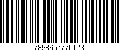 Código de barras (EAN, GTIN, SKU, ISBN): '7898657770123'