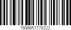 Código de barras (EAN, GTIN, SKU, ISBN): '7898657770222'