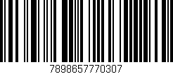 Código de barras (EAN, GTIN, SKU, ISBN): '7898657770307'