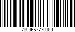 Código de barras (EAN, GTIN, SKU, ISBN): '7898657770383'