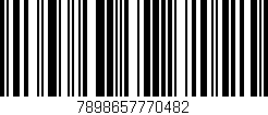 Código de barras (EAN, GTIN, SKU, ISBN): '7898657770482'