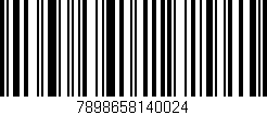 Código de barras (EAN, GTIN, SKU, ISBN): '7898658140024'