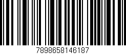 Código de barras (EAN, GTIN, SKU, ISBN): '7898658146187'