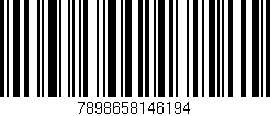 Código de barras (EAN, GTIN, SKU, ISBN): '7898658146194'