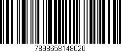 Código de barras (EAN, GTIN, SKU, ISBN): '7898658148020'