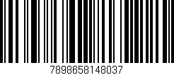 Código de barras (EAN, GTIN, SKU, ISBN): '7898658148037'