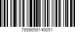 Código de barras (EAN, GTIN, SKU, ISBN): '7898658148051'