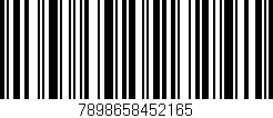 Código de barras (EAN, GTIN, SKU, ISBN): '7898658452165'