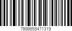 Código de barras (EAN, GTIN, SKU, ISBN): '7898658471319'