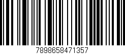 Código de barras (EAN, GTIN, SKU, ISBN): '7898658471357'