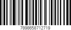Código de barras (EAN, GTIN, SKU, ISBN): '7898658712719'
